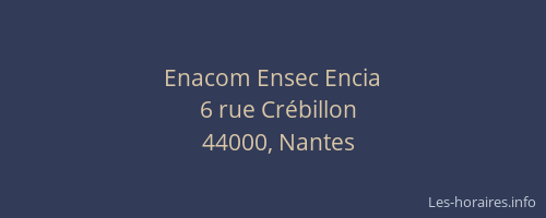 Enacom Ensec Encia