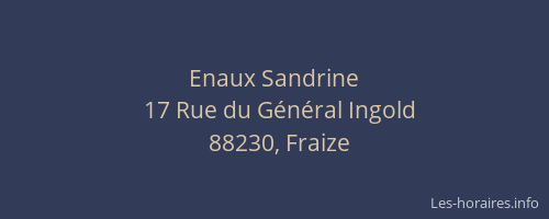 Enaux Sandrine
