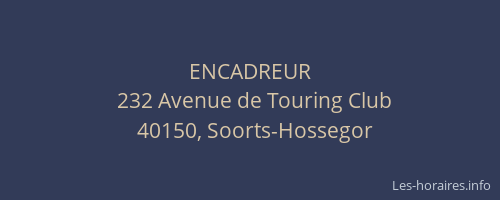 ENCADREUR
