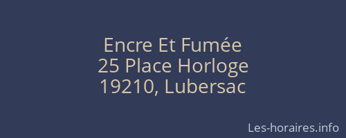 Encre Et Fumée