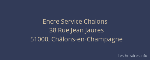 Encre Service Chalons