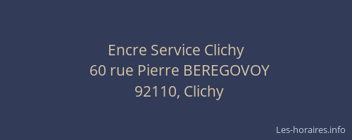 Encre Service Clichy
