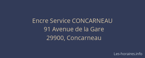 Encre Service CONCARNEAU