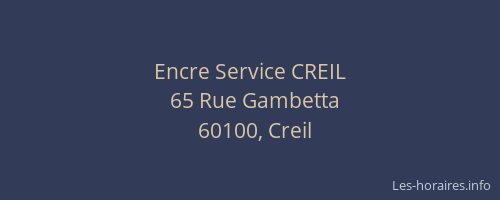 Encre Service CREIL