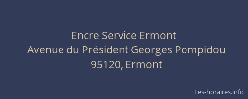 Encre Service Ermont
