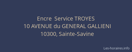 Encre  Service TROYES