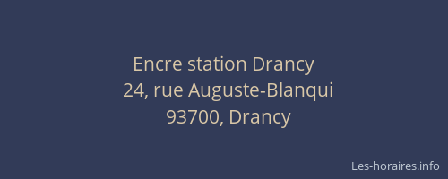 Encre station Drancy
