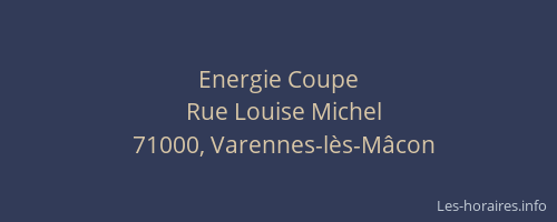 Energie Coupe