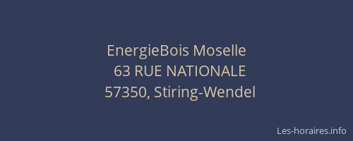 EnergieBois Moselle