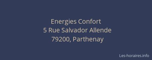 Energies Confort