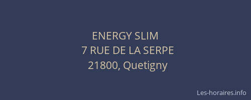 ENERGY SLIM