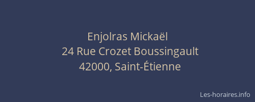 Enjolras Mickaël