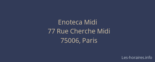 Enoteca Midi