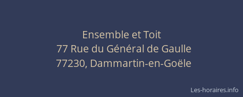 Ensemble et Toit
