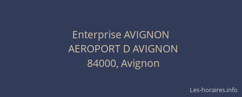 Enterprise AVIGNON