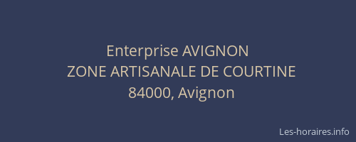 Enterprise AVIGNON
