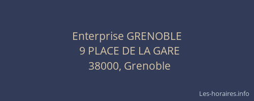 Enterprise GRENOBLE