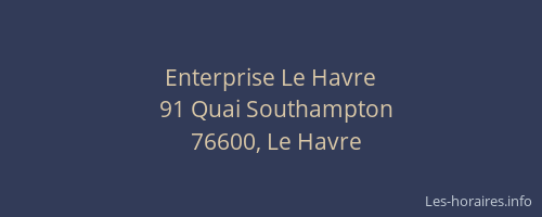 Enterprise Le Havre