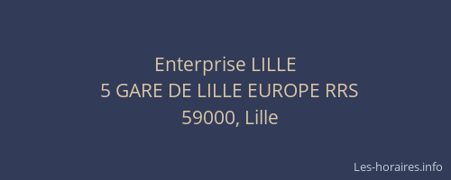 Enterprise LILLE