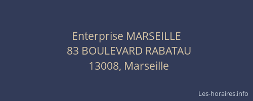 Enterprise MARSEILLE