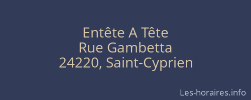 Entête A Tête
