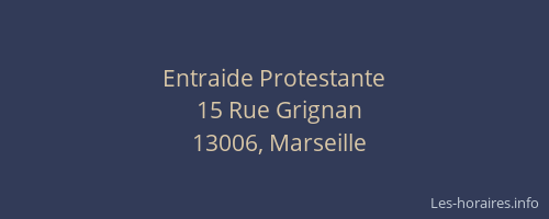 Entraide Protestante