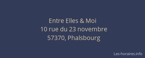 Entre Elles & Moi