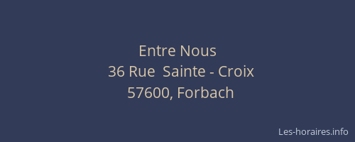 Entre Nous
