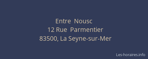 Entre  Nousc