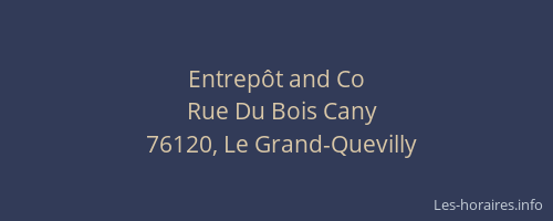 Entrepôt and Co