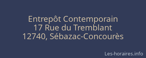 Entrepôt Contemporain