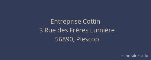 Entreprise Cottin