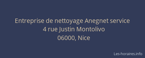 Entreprise de nettoyage Anegnet service