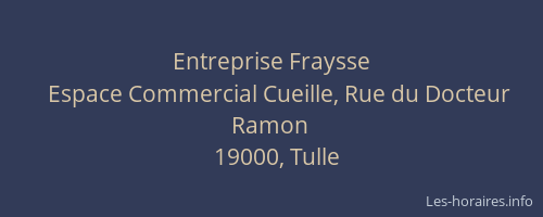 Entreprise Fraysse