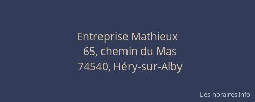 Entreprise Mathieux