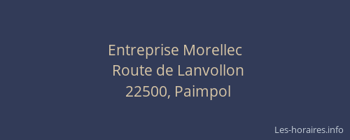 Entreprise Morellec