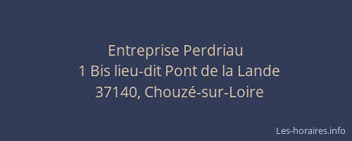 Entreprise Perdriau