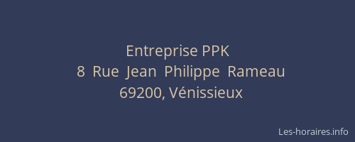Entreprise PPK