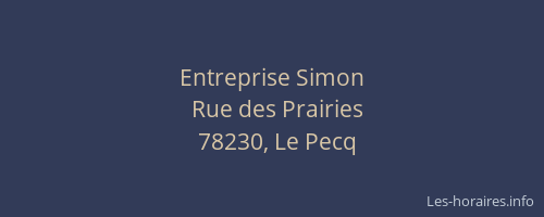 Entreprise Simon
