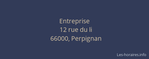 Entreprise
