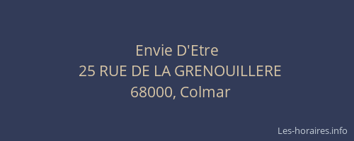 Envie D'Etre