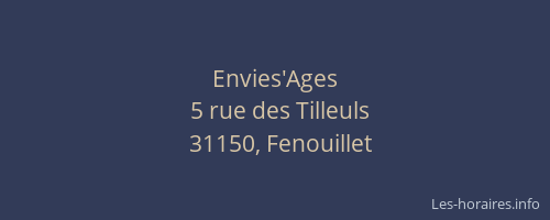 Envies'Ages