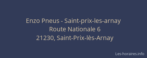 Enzo Pneus - Saint-prix-les-arnay