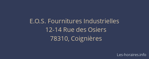 E.O.S. Fournitures Industrielles