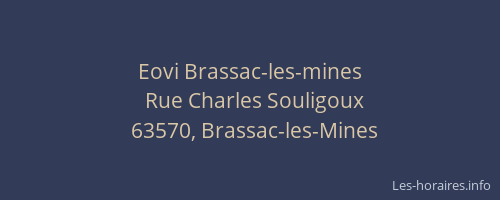 Eovi Brassac-les-mines