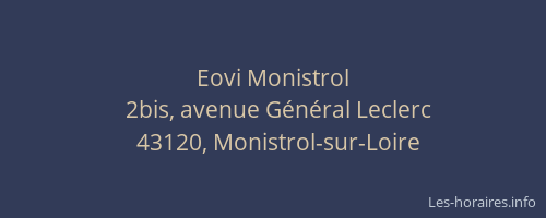 Eovi Monistrol