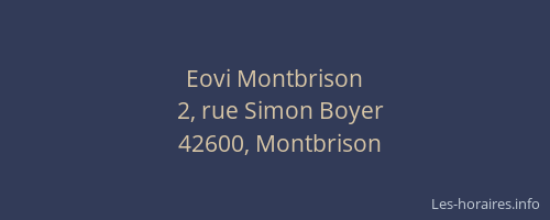 Eovi Montbrison