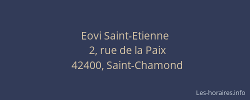 Eovi Saint-Etienne