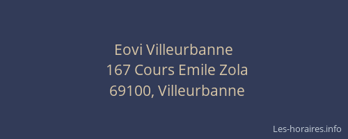 Eovi Villeurbanne