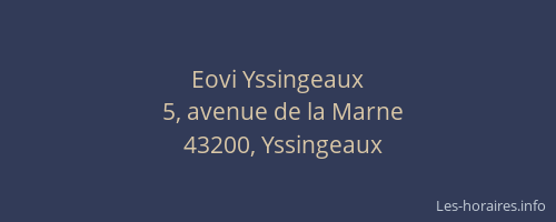 Eovi Yssingeaux